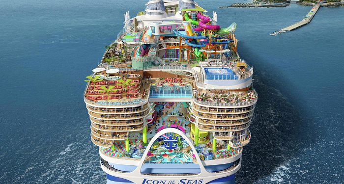 Tickets are being sold on the world’s largest liner Icon of the Seas