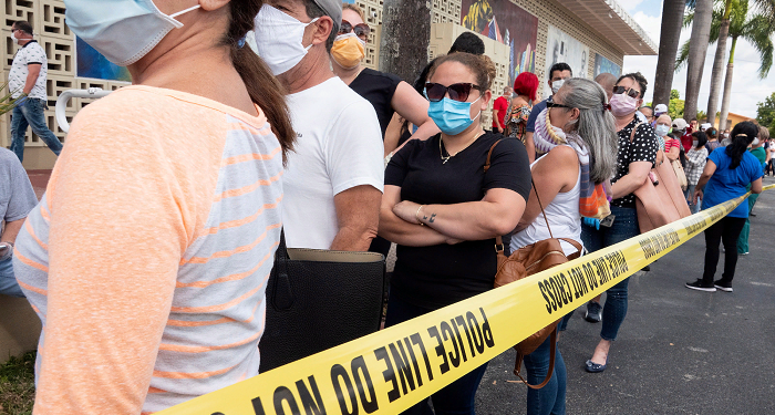 The queue for Russian vodka in New York turned out to be fake