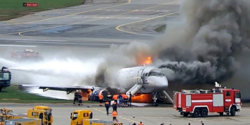 There was a fire on board from overheating of the laptop in the cabin