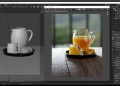 What is 3D rendering and how does it convey form, light, materials, and a scene?