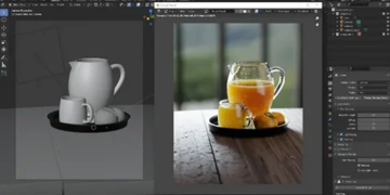 What is 3D rendering and how does it convey form, light, materials, and a scene?