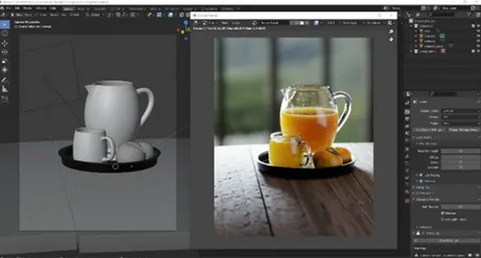 What is 3D rendering and how does it convey form, light, materials, and a scene?